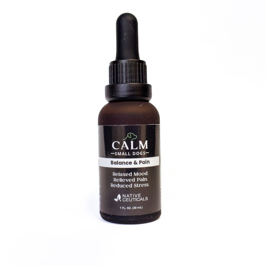 Calm For Small Dogs CBD oil tincture 500mg for pet wellness
