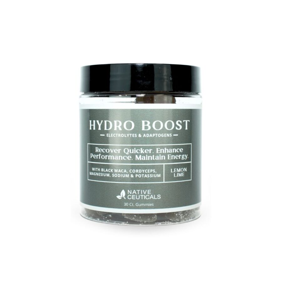 Hydro Boost electrolyte gummies with cordyceps and black maca