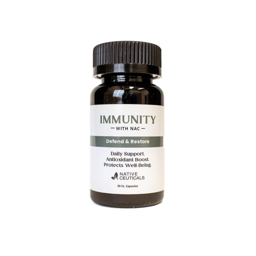 Immunity capsules with CBD CBG NAC and zinc for immune support