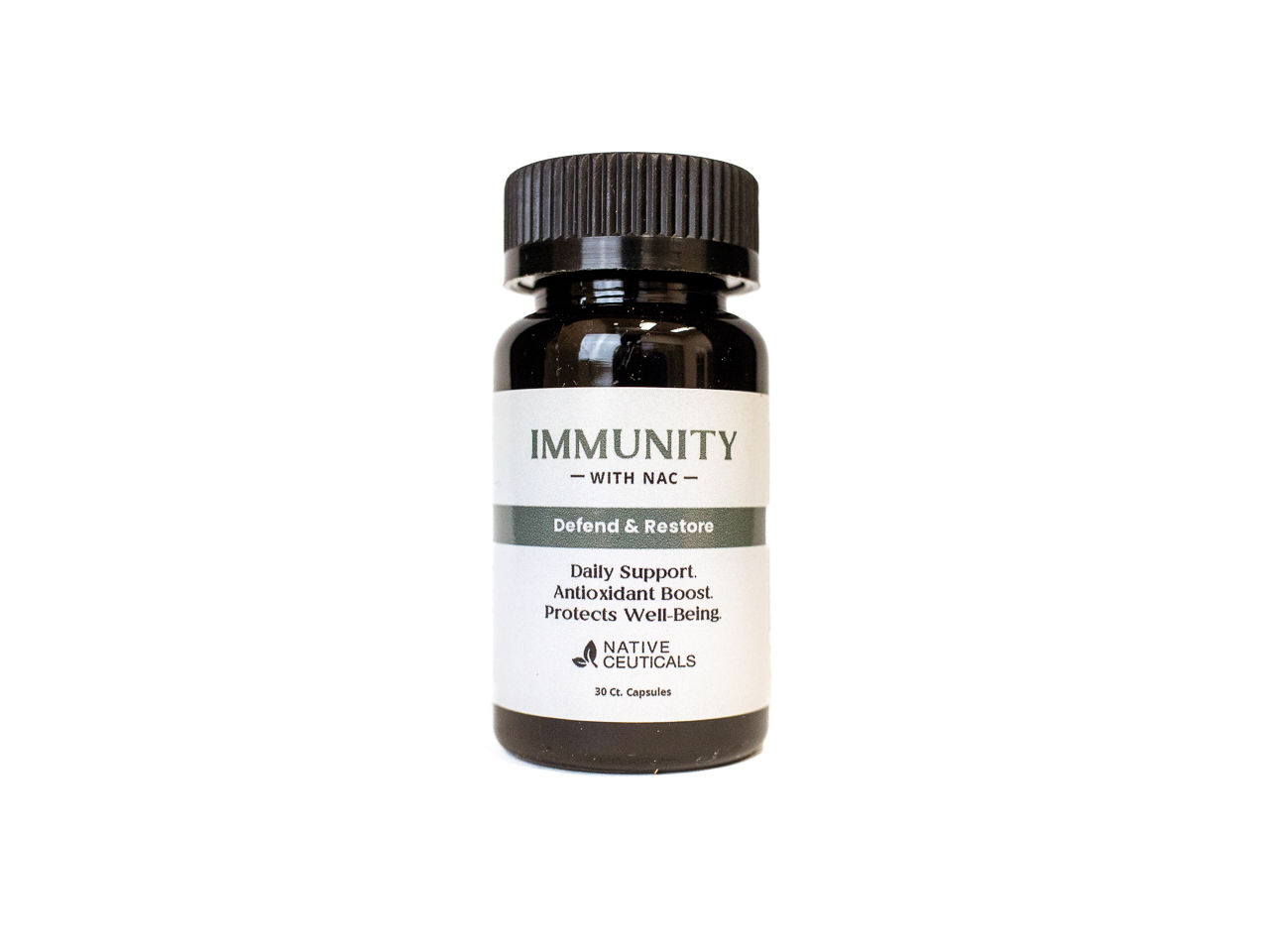Immunity capsules with CBD CBG NAC and zinc for immune support