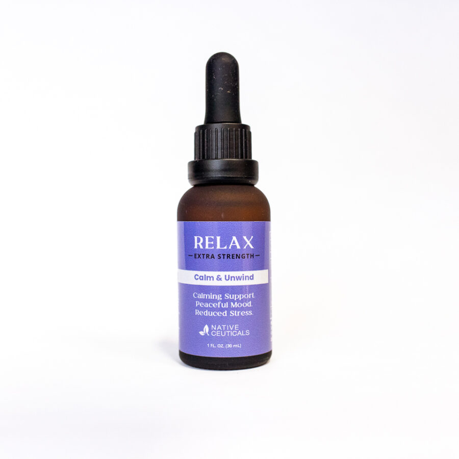 Relax Extra Strength full spectrum THC and CBD tincture 2000mg