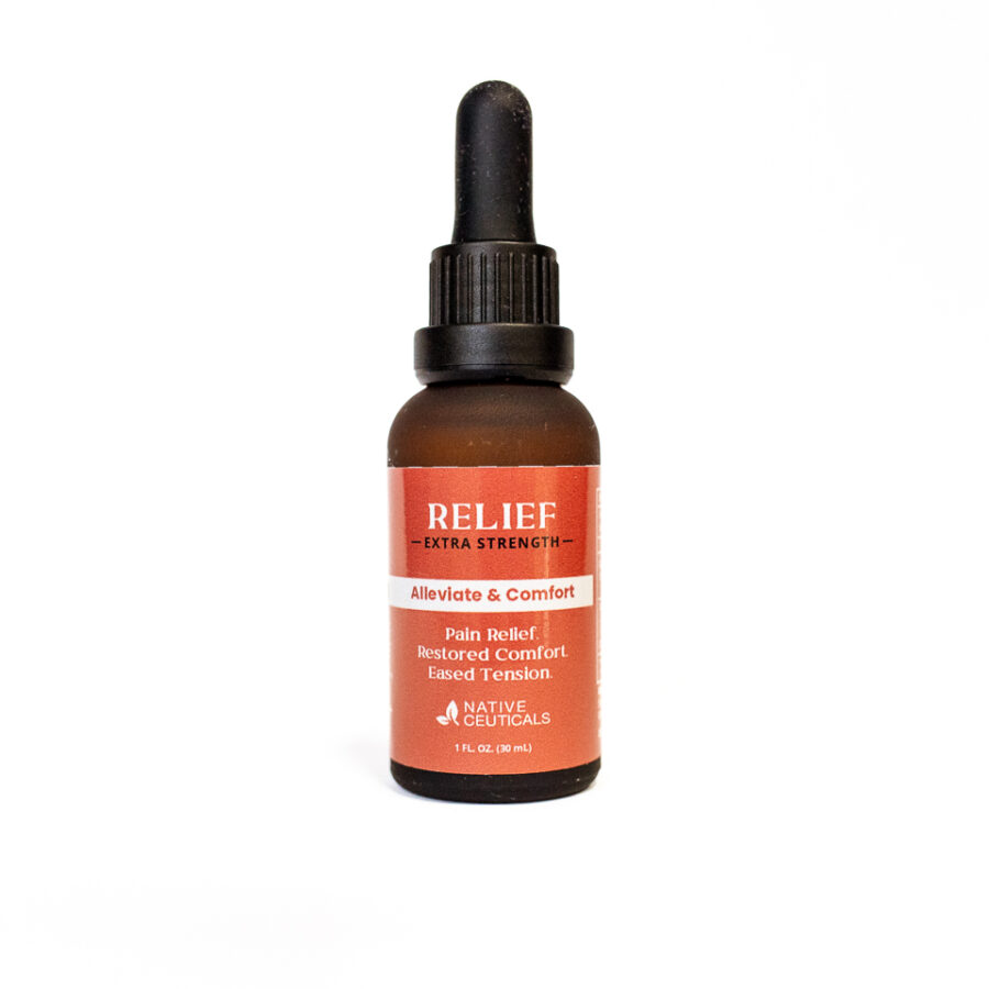 Relief Extra Strength full spectrum THC and CBD tincture 2000mg