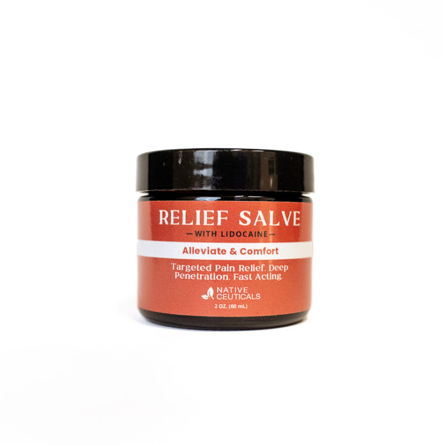 Relief CBD pain relief salve with lidocaine 1000mg 2oz